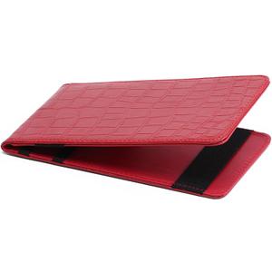 Leather Golf Scorecard Holder - Yardage Book Cover Golf Stat Tracker Sheet - Premium Golf Leather Scorecard - Golf Score Book - Large Size 7.6x4.5IN