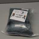 2-Pack 6ft Spandex Table Covers for Rectangle Standard Folding Tables - Wrinkle Resistant Stretch Tablecloths - Ultimate Fitted Table Protector for Parties, Trade Shows, Banquet (Blackish Green)