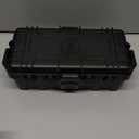 Medium Outdoor Electrical Box (11.6x5.2x4.1 inch), IP54 Waterproof Extension Cord Cover w/ 6 Cable Entry, Weatherproof Connection Box for Power Strip, Plug, Timer, Holiday Lights, Black