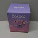 POCOCO Galaxy Star Projector for Bedroom with Replaceable Optical Film Discs, Home Planetarium Night Light Projector with High-Definition Soft Light for Relax, Study, and Meditate, Stress Relief Gifts (Black)