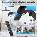 RELIFE REBUILD YOUR LIFE AB Workout Machine Adjustable Ab Trainer Machine Foldable Ab Cruncher Strength Training Equipment for Home Gym, Full Body Workout Equipment 440 LBS
