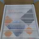 Enayplon Acrylic Sign Holder 8.5 x 11, Double Sided Sign Holder Stand, Plastic 6 Pack Table Paper Stand, Vertical Menu Flyer Stand, T Shape Table Flyer Holder