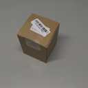 Novelty Ceramic Coffee Mug Designed to Look Like a Gift Box, 10oz Retro Hand-Painted Ceramic Travel Mug, Green & White Striped Design, Microwave & Dishwasher Safe, Perfect Present for Coffee Lovers