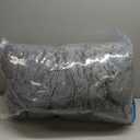 HIGOGOGO Papasan Chair Cushion with Corduroy Cover (Without Chair), 48 x 48 Inch Supportive Cushion, Overstuffed Chair Cushion,Dark Grey