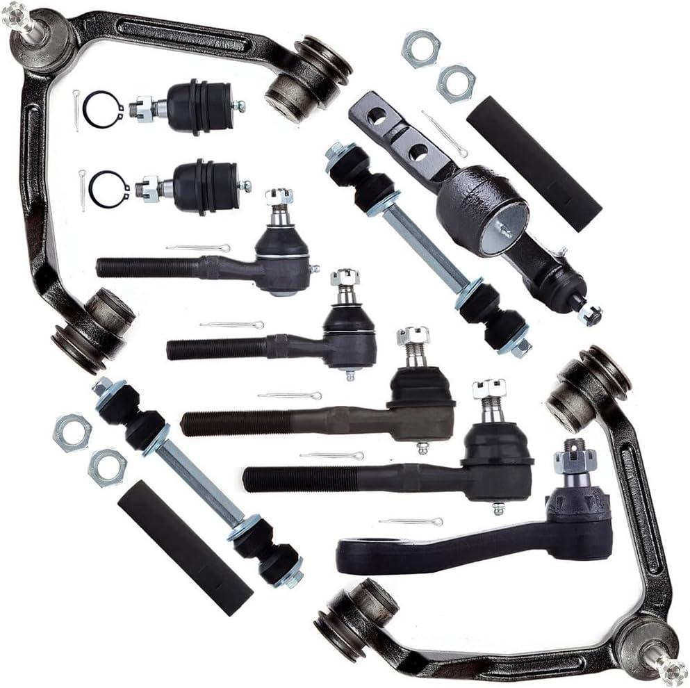 SCITOO 14pcs Front Suspension Kit Upper Control Arm Inner Outer Tie Rod End Adjusting Sleeve Sway Bar Link Fit 1997-2002 Ford Expedition 1997-2003 Ford for F-150 1998-2002 For Lincoln Navigator SCITOO 14pcs Front Suspension Kit Upper Control Arm Inner Outer Tie Rod End Adjusting Sleeve Sway Bar Link Fit 1997-2002 Ford Expedition 1997-2003 Ford for F-150 1998-2002 For Lincoln Navigator