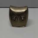 HD Designs Aluminum Owl - Gold, 4.5 in