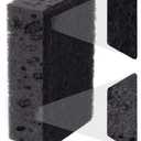 Black Scrub Sponges. Made in Europe. 9 Pack, 4.3x2.8x1.4 inches. Heavy Duty and Non Scratch Fiber. Kitchen Sponges Pack with No Smell. for Dishes and Household Washing