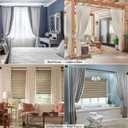 Curtain Rods for Windows 16 to 120 Inches Adjustable Blackout Wrap Around 1 Inch Diameter Curtain Rod, Bronze