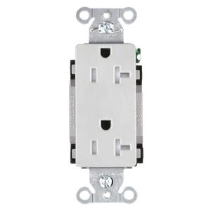 Receptacle, Deco, 20A, 5-20R, 125V, Gray