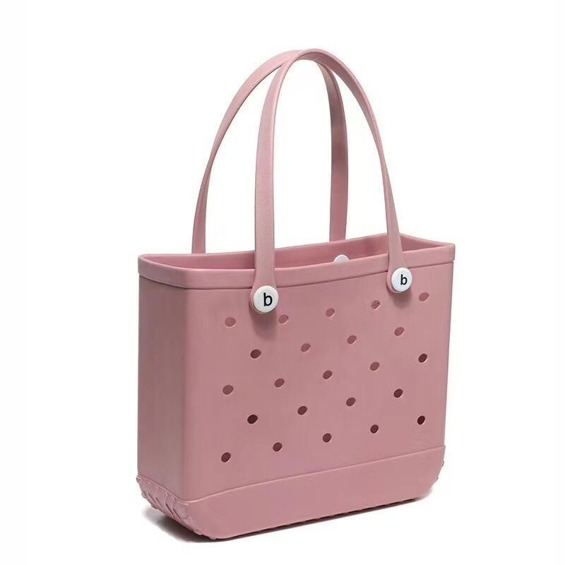 Large Waterproof Tote Pink Sands