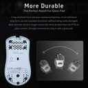 X-Raypad Obsidian Air/Pro Air Speed Mouse Skates, U-PE Universal Dot Mouse Skates Offers Excelent Wear Resistance, Speed & Control Abrasion Resistance Less Noise