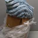 Bedsure Fluffy Comforter Set Queen - Super Soft Faux Fur Bed Set Mineral Blue, Warm Plush Fleece Winter Bedding, 3 Pieces, 1 Shaggy Fuzzy All Seasons Queen Size Comforter with 2 Pillowcases