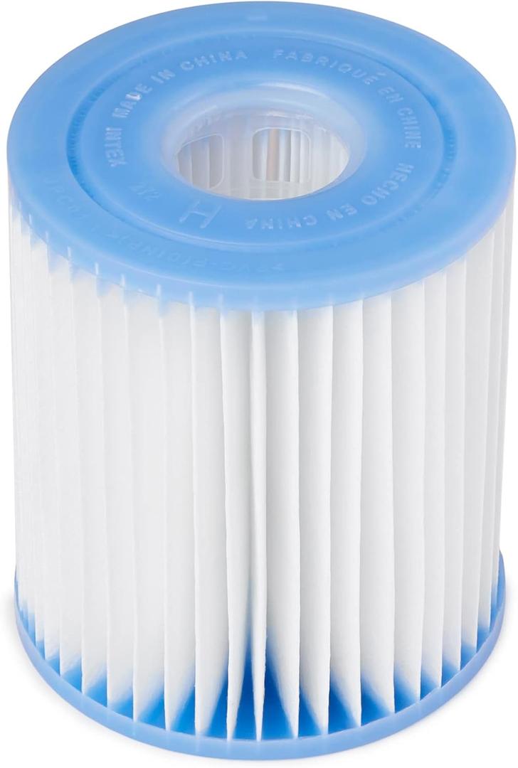 Intex 29007E Type H Pool Filter Cartridge Filter Pumps – Easy-to-Clean – Dacron Paper – Efficient Filtration – Single Pack 4 pcs