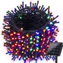 Solar Christmas Lights Outdoor, LED Solar Fairy String Lights, 8 Modes Waterproof Christmas Lights for Garden, Patio, Bush, Home, Party, Wedding, Holiday, Tree Decorations