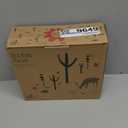 Elk and Friends Kids 7.8 Porcelain White Plates with Silicone Sleeves | Divided Plates | Suitable for Kids/Toddlers | Microwave & Dishwasher Safe | Non Slip | Snack Dishes (Sage/Misty Blue)