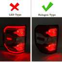 Left Driver Side Tail Light Halogen Type Rear Lamp Compatible for 2022 2023 2024 Ford Maverick XL XLT With Bulbs NZ6Z-13405-A NZ6Z13405C FO2800288 LH