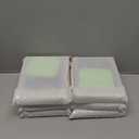 Egofine 4x6 Acrylic Frames 6 Pack, 20mm Thicker Frameless Clear Picture Frames, Double Sided Magnetic Picture Frames, Free Standing Desktop Display