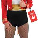 fun shack Womens Circus Ringmaster Costume, Lion Tamer Outfit for Women, Ringmaster Dress for Themed Parties (XX-Large)