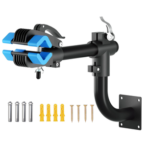 Urban Deco Bike Repair Stand Bench Mount Bike Stand Wall Mounted Bike Work Stand Bicycles Maintenance Rack Bike Clamp for Road Mountain Bike,Road Bike (13.6 inch Curved)