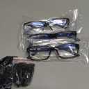 Gaoye Reading Glasses Men/Women, Eyeglasses, Blue Light Readers for Men/Women, Computer Eye Glasses, Cheaters (C2-3 Pack Light Black), 1.25x