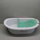 Frida Baby 4-in-1 Grow-with-Me Baby Bathtub, Baby Tub for Newborns to Toddler with Removable Bath Seat & Backrest for Bath Support in Tub