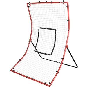 Franklin Sports Baseball Rebounders + Pitchback Nest - Pitch Return Trainer + Rebound Net with Attachable Pitching Target- All Angle Fielding Rebound Net for Grounders + Pop Flies, 68 x 44