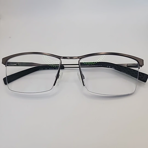 Nautica Eyeglass Frame N7337 030 Matte Bronze 55-18 145 Half Rim Metal Rectangle