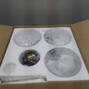 3 Pack Glass Pendant Lights Kitchen Island 8.7 Inches Modern Gold Glass Pendant Light Fixtures Brass Hanging Lighting for Kitchen Over Sink Dining Room Bedroom E26