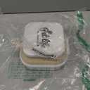 Collapsible Dog Water Bowl, Portable Dog Bowl for Traveling, 2-in-1 Pet Food and Water Feeder - Travel Dog Bowls with Lid for Walking, Traveling, Camping and Hiking (White)