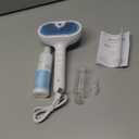 Pet Steam Brush for Dog & Cat - 3-in-1 Steam Grooming Brush for Shedding & Hair Removal - Self Cleaning Spray Comb with Mist for Long Haired Pets - Includes 1*Waterless Shampoo, Blue