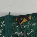 Knitee Women's Plus Size Sequin Floral Lace V Neck Formal Ruffle Hem Formal Prom Party Maxi Dresses 2 XL