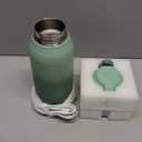 Momcozy Portable Milk Warmer for Travel  Dual Heating Modes for Breast Milk & Water, Portable Bottle Warmer with Fast Heating & Long Battery Life, 17 Ounces Large Capacity to Meet Your All-Day Needs (Green)