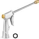 Garden Hose Nozzle, High-Pressure Water Hose Nozzle Sprayer Head, fits 3/4" Garden Hose Thread, for Lawn & Garden, Washing Cars, Watering Garden, Cleaning