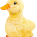 ZHONGXIN MADE Simulation Cole Duck Plush Toy Stuffed Animal - 12 inch Simulation White Call Duck Doll Plush Toys as Gift for Your Kids (Yellow  Duck)