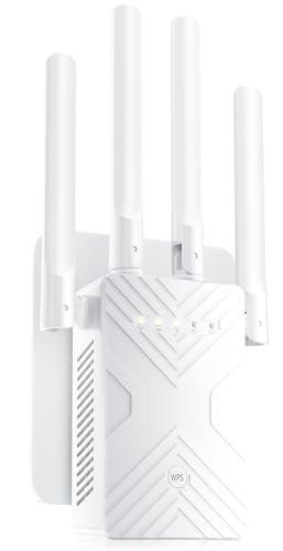 2026 WiFi Extender Signal Booster Range Up to 15888+ Sq. Ft. WiFi Booster for Home Supports 68+ Devices，WiFi Repeater with Ethernet Port, 1-Tap Setup Internet Extender Compatible with 99% Routers