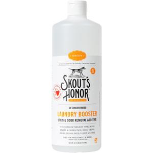 Skout's Honor Laundry Booster Stain & Odor Removal Additive - Plant-Powered Formula for Pet Bedding, Clothing, and Washable Pee Pads - Eco-Friendly & Cruelty-Free, 32 oz (32 Fl Oz (Pack of 1))