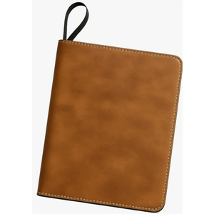 Crimitidex PU Leather Trading Card Binder | 9-Pocket Zip Binder with Removable Sleeves for TCG, MTG, and Sports Cards (Brown)