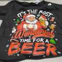 Its The Most Wonderful Time for A Beer Christmas Santa Claus T-Shirt