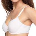 Warner's Women's Blissful Benefits Side Smoothing Underwire Bra (34B, White)