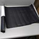 Oven Liners for Bottom of Oven - 2 Pack Large Heavy Duty Mats, 17x25 Non-Stick Reusable Liner for Electric, Gas, Toaster Ovens, Grills - BPA & PFOA Free Kitchen Accessory to Keep Oven Clean (Black)