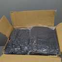 Trlyc 100 Pcs Spandex Chair Covers for Dining Chairs Stretch Polyester Dining Chairs Slipcovers for Wedding Party Decor Banquet Flat-Front Chair Cover (Black)