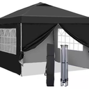 10 ft. x 10 ft. Black Patio Canopy Tent Pop Up Gazebo with Sidewallls
Questions & Answers 
+3
Hover Image to Zoom

Share

Print