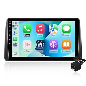 2+64G Android 14 Double Din Car Radio Stereo for Dodge Grand Caravan 2011-2020/Chrysler Town&Country 2011-2016/Grand Voyager 2011-2015 with 9" Touchscreen Built-in Carplay/Android Auto/Bluetooth/SWC