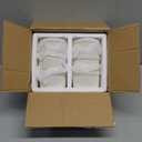 MALACASA Ramekins 8 oz Oven Safe, Porcelain Creme Brulee Ramekins Pudding Custard Cups Ceramic Souffle Dishes Ramakan Ramiken Ramicans Baking Bowls Set of 6, White, Series RAMEKIN-DISH