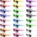 TUPARKA Sunglasses Party Favors Neon Colors Sunglasses Bulk Goody Bag Fillers for Beach Birthday Party Pool Party Supplies