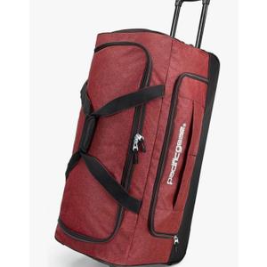Pacific Gear Duffel Bag with Rolling Wheels, Red 30-inch