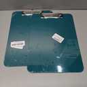 Mr. Pen- Plastic Clipboard, 12.5 x 9, Dark Green, Clipboard Plastic, Low-Profile Metal Clip with Retractable Hanging Hole