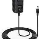30W Power Cord Adapter Replacement for Echo Show 8 3rd Gen., Show 10 3rd Gen., Show 15, Show 21, Echo 3rd/4th Gen. - Black Wall Charger Cable, 5ft