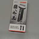 Electric Shaver for Men with Floating Arc 3-Blade, 9000 RPM, Magnetic Head, 1 Hour Fast Type-C Charging can Last for 60 Days, IPX7 Waterproof, Skin-Friendly Blade for Smooth Shaving, Navy