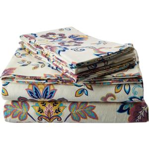 Tribeca Living AP200HSPCST Super Soft Heavyweight Flannel 200-GSM Pillowcases, Abstract Paisley, Standard
(Multicolored)
